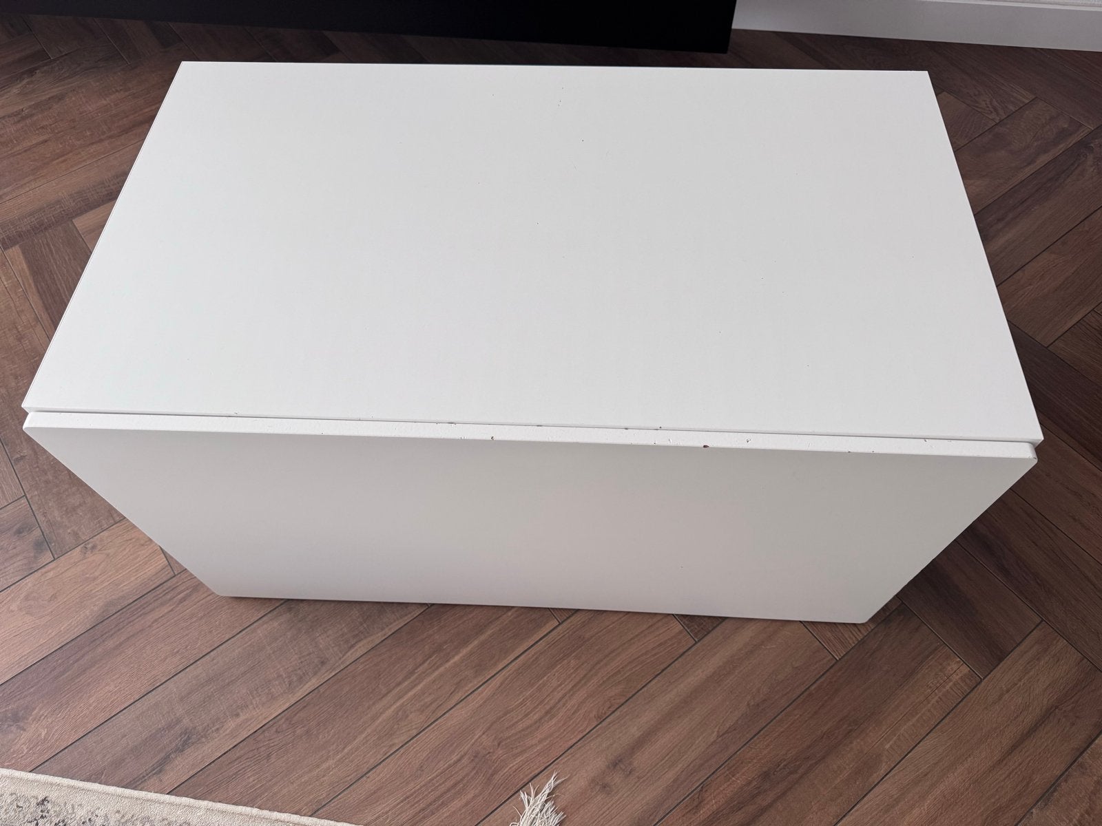 Ikea Speelgoedkist met Bank - Wit (90x52x48cm), Ophalen, Gebruikt, Jongen of Meisje