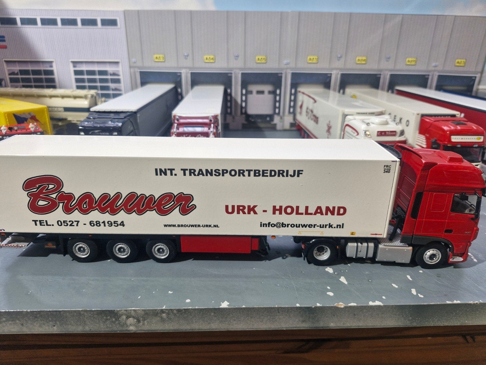 Daf XF met koeltrailer wsi  brouwer URK, Ophalen of Verzenden, Zo goed als nieuw, Bus of Vrachtwagen, Wsi