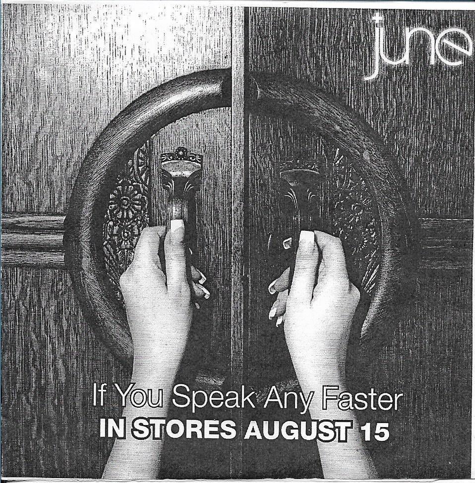 June - If you speak any faster, Cd's en Dvd's, Cd's | Overige Cd's, Gebruikt, Ophalen of Verzenden
