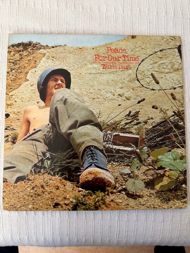 Warm Dust  Peace for our time, LP, Gebruikt, Pop, Originele persing