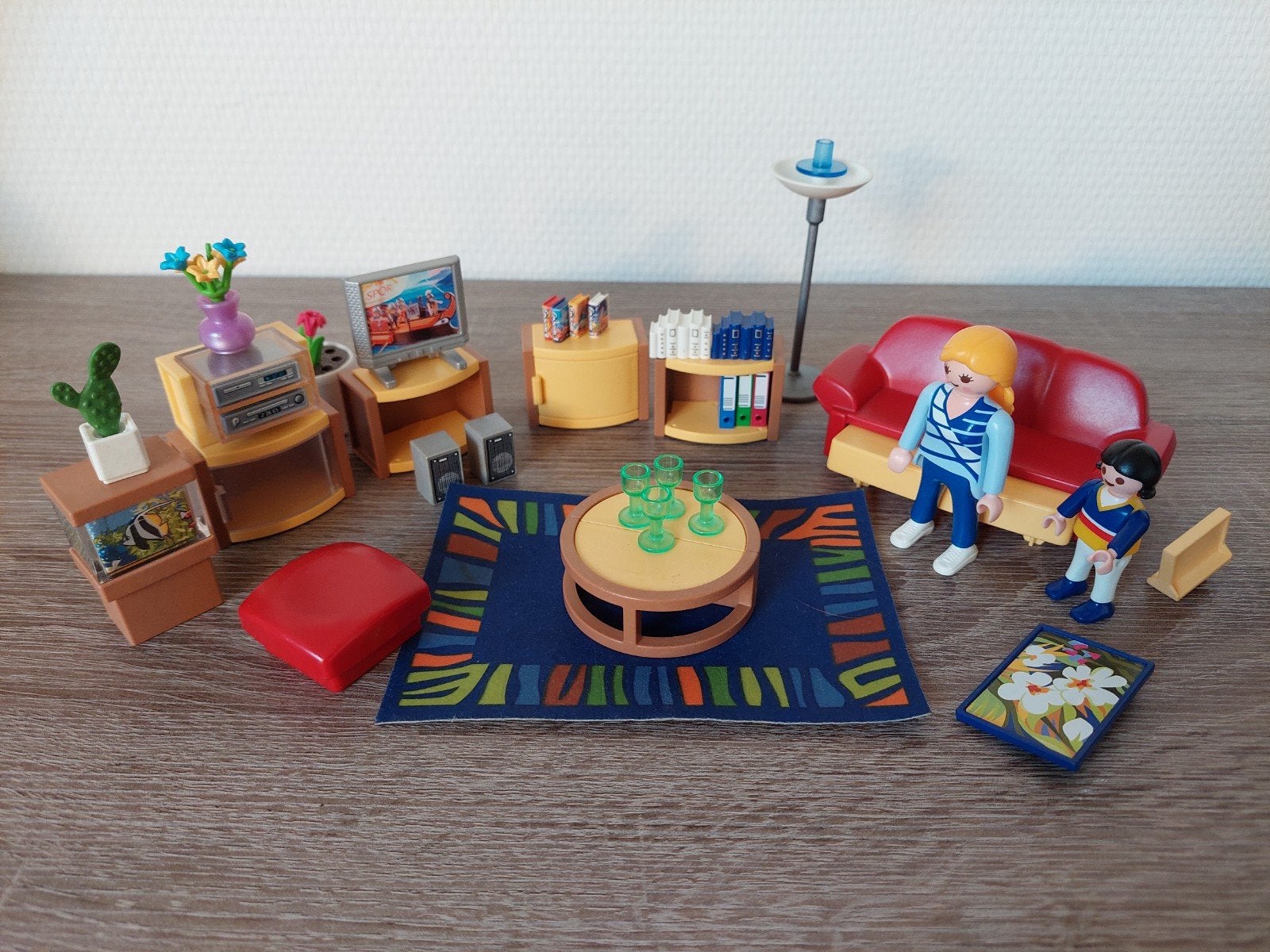 Playmobil Grote Woonkamer 4282 - Complete Set, Gebruikt, Complete set, Overige typen, Ophalen of Verzenden
