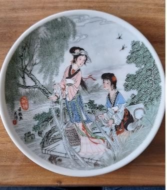 Twee japanse bordjes, Antiek en Kunst, Ophalen