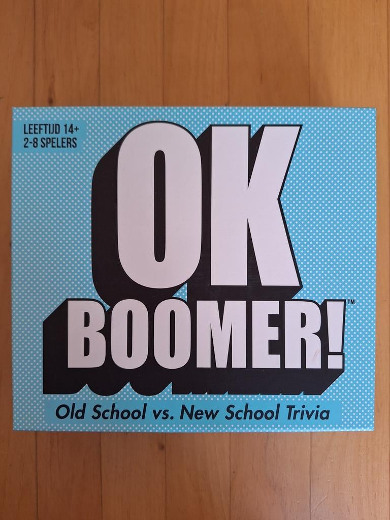 Ok boomer spelletje, Ophalen, Zo goed als nieuw