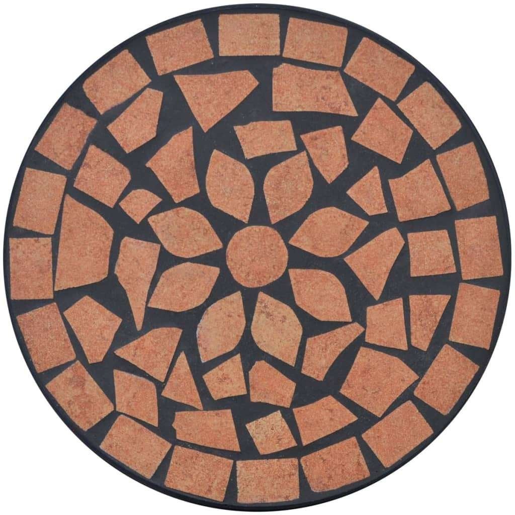Mozaiektafel bistrotafel tafel rond 60 x 30 GRATIS BEZORGD!, Minder dan 50 cm, 50 tot 100 cm, Verzenden, Nieuw