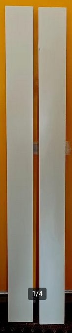 2 x Auping zijkant planken voor bed van 200 cm, Ophalen, 90 cm, Tweepersoons, Zo goed als nieuw