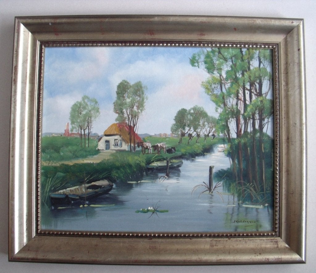 Jan Kelderman (1914-1990 - Polderlandschap Beemster -, Ophalen
