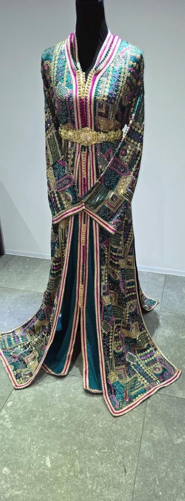 Marokkaanse jurk : Takchita ( Kaftan ,Jelaba), Maat 38/40 (M), Overige typen, Ophalen of Verzenden, Zo goed als nieuw