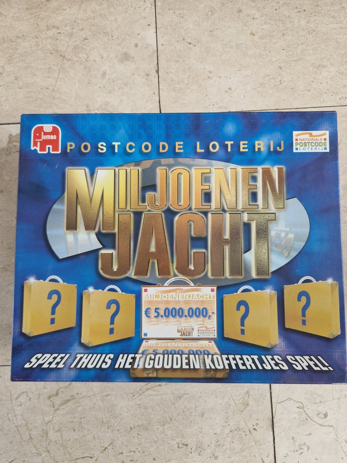 Miljoenenjacht Bordspel - Speel thuis het Gouden Koffer, Vijf spelers of meer, Ophalen of Verzenden, Zo goed als nieuw, Jumbo