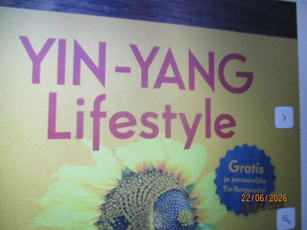 boek YinYang Lifestyle Gezonder, Energieker 9789079677726 #, Ophalen of Verzenden, Zo goed als nieuw