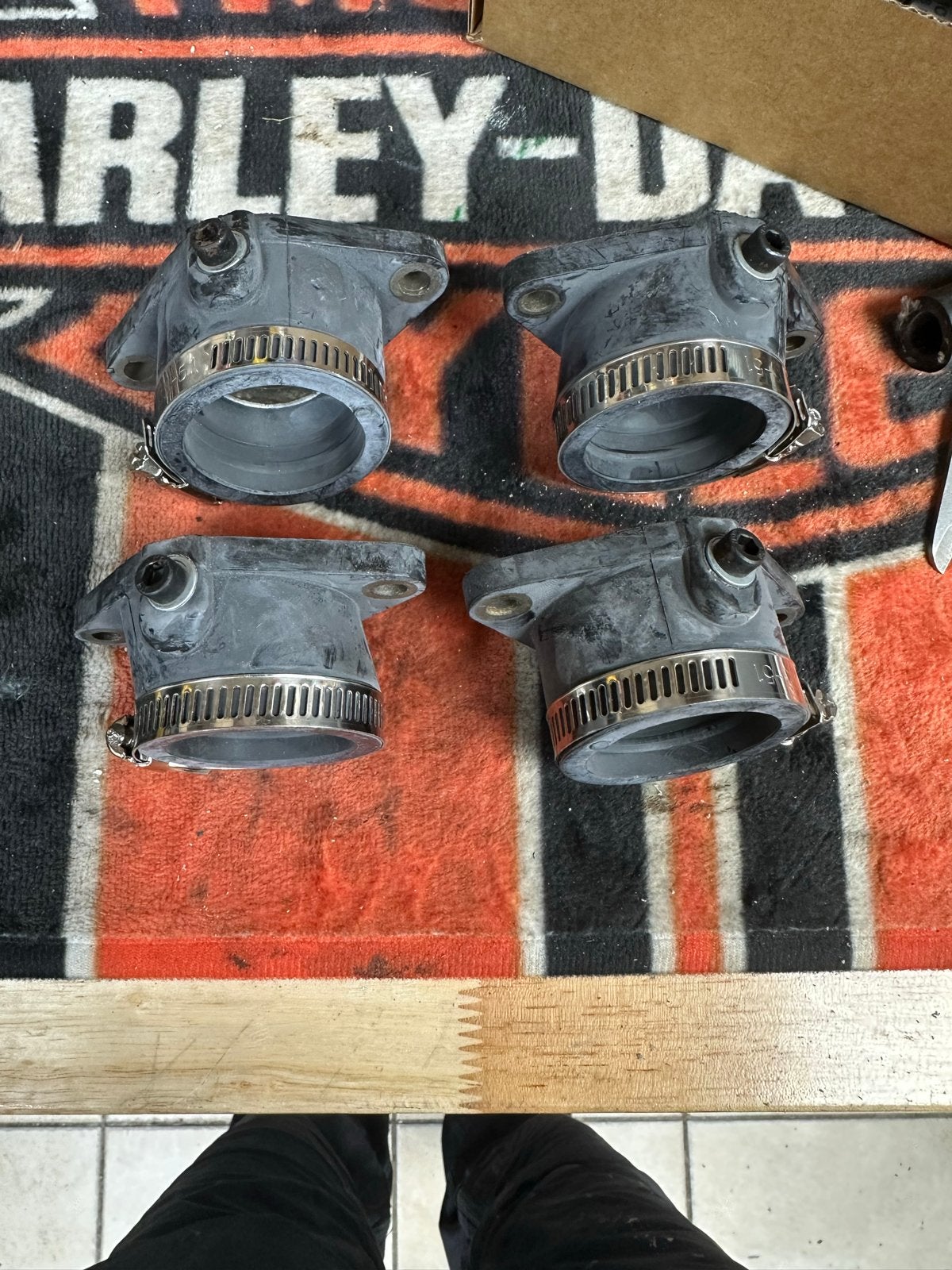 Inlaatrubbers Suzuki GS550 E/T (80-81) & GS650 E/G (81-83), Ophalen of Verzenden, Gebruikt