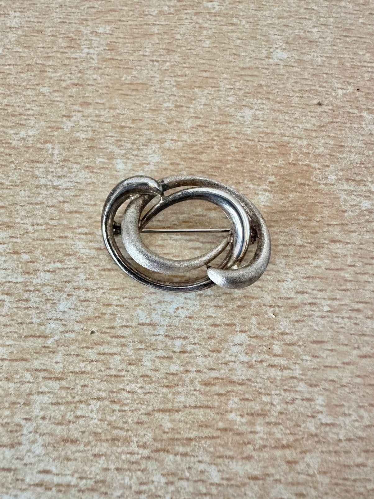 Zilveren broche 925, Ophalen of Verzenden, Gebruikt, Zilver