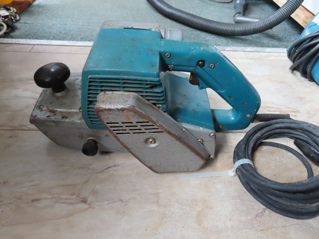 Bandschuurmachine, Doe-het-zelf en Verbouw, Ophalen, Gebruikt, 600 tot 1200 watt, Bandschuurmachine