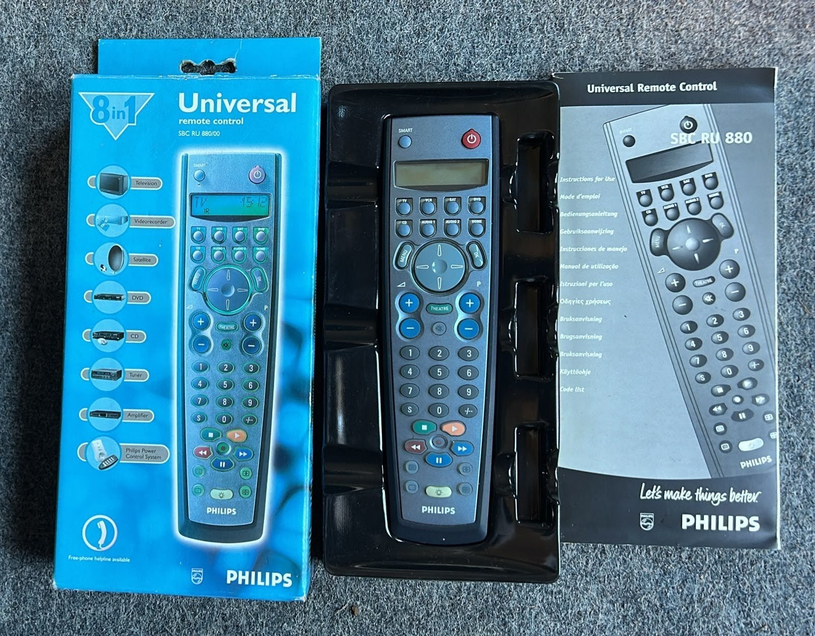 Philips SBC RU 880 demo model.voor dealers, Nieuw, Ophalen of Verzenden, Origineel, Dvd
