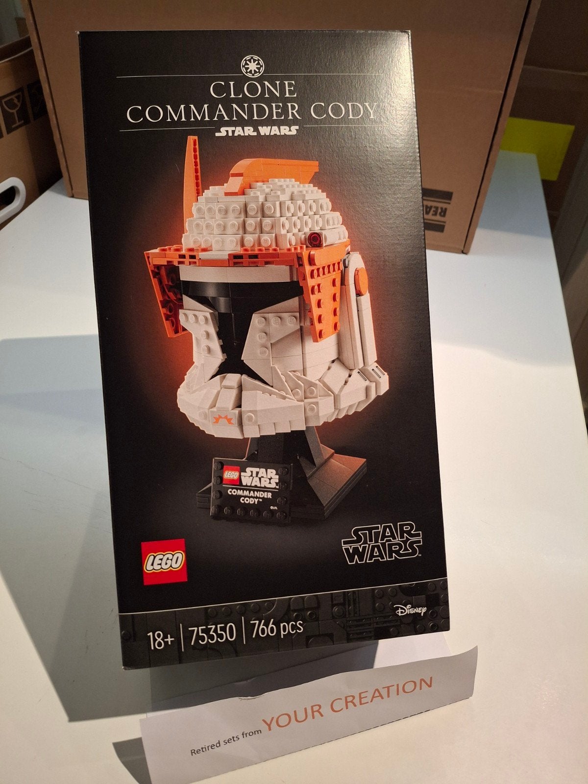 NIEUW Lego 75350 Star Wars Clone Commander Cody Helm, Star Wars, Lego, Nieuw, Ophalen of Verzenden