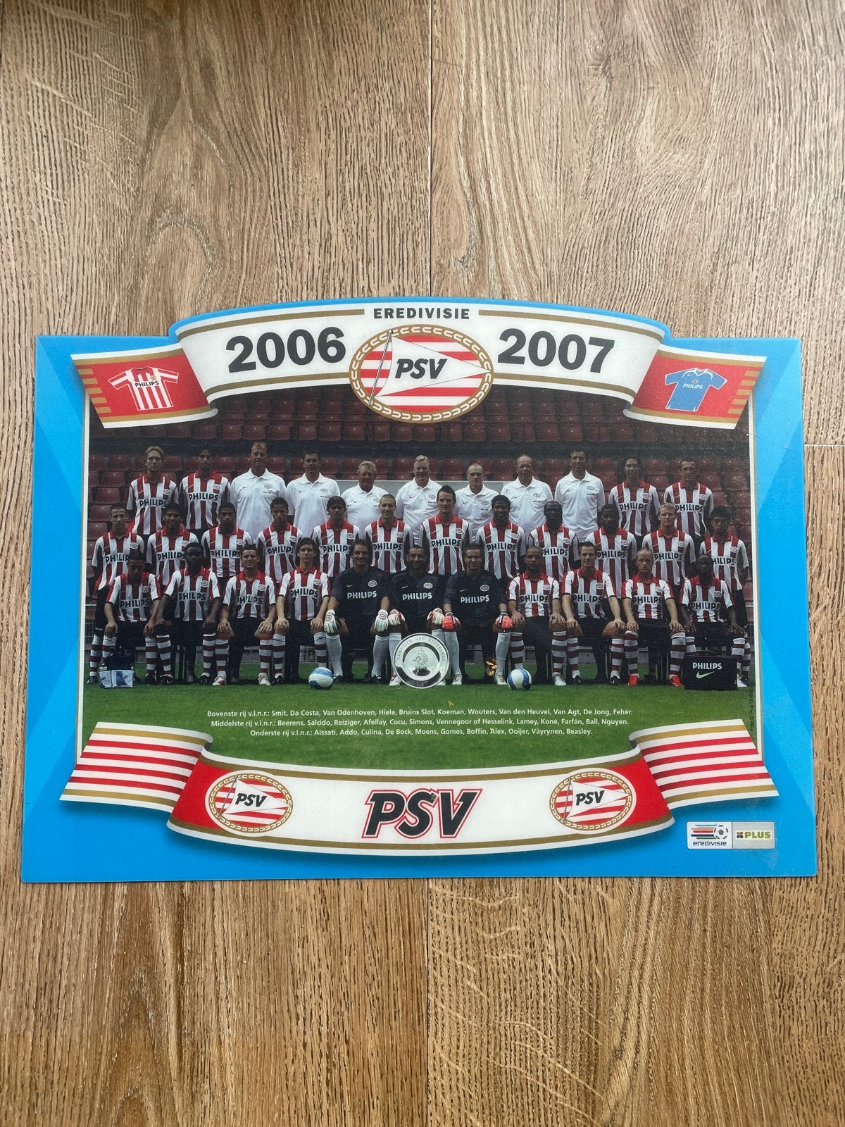 PSV Eredivisie Teamfoto 2006-2007, Ophalen, Gebruikt, PSV, Poster, Plaatje of Sticker