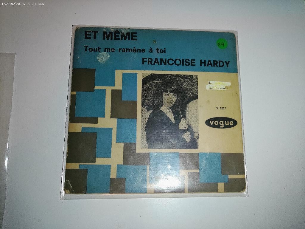 Francoise Hardy -Et Meme / Tout me ramene a toi, Gebruikt, Fotohoes, 7 inch, Single