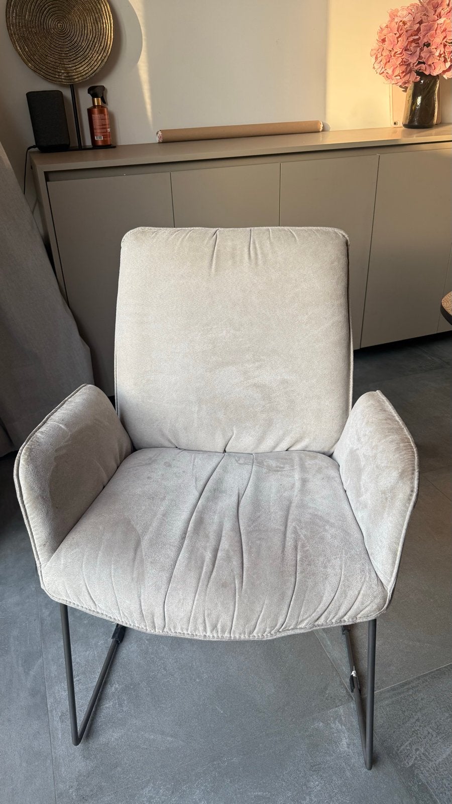 Eetkamerstoelen - Set van 6, Huis en Inrichting, Overige kleuren, Ophalen of Verzenden, Zo goed als nieuw, Metaal
