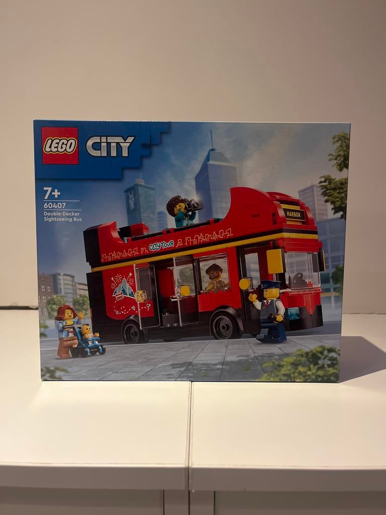 LEGO City 60407 Dubbeldekker Sightseeing Bus Nieuw, Kinderen en Baby's, Speelgoed | Duplo en Lego, City, Lego, Nieuw, Ophalen of Verzenden