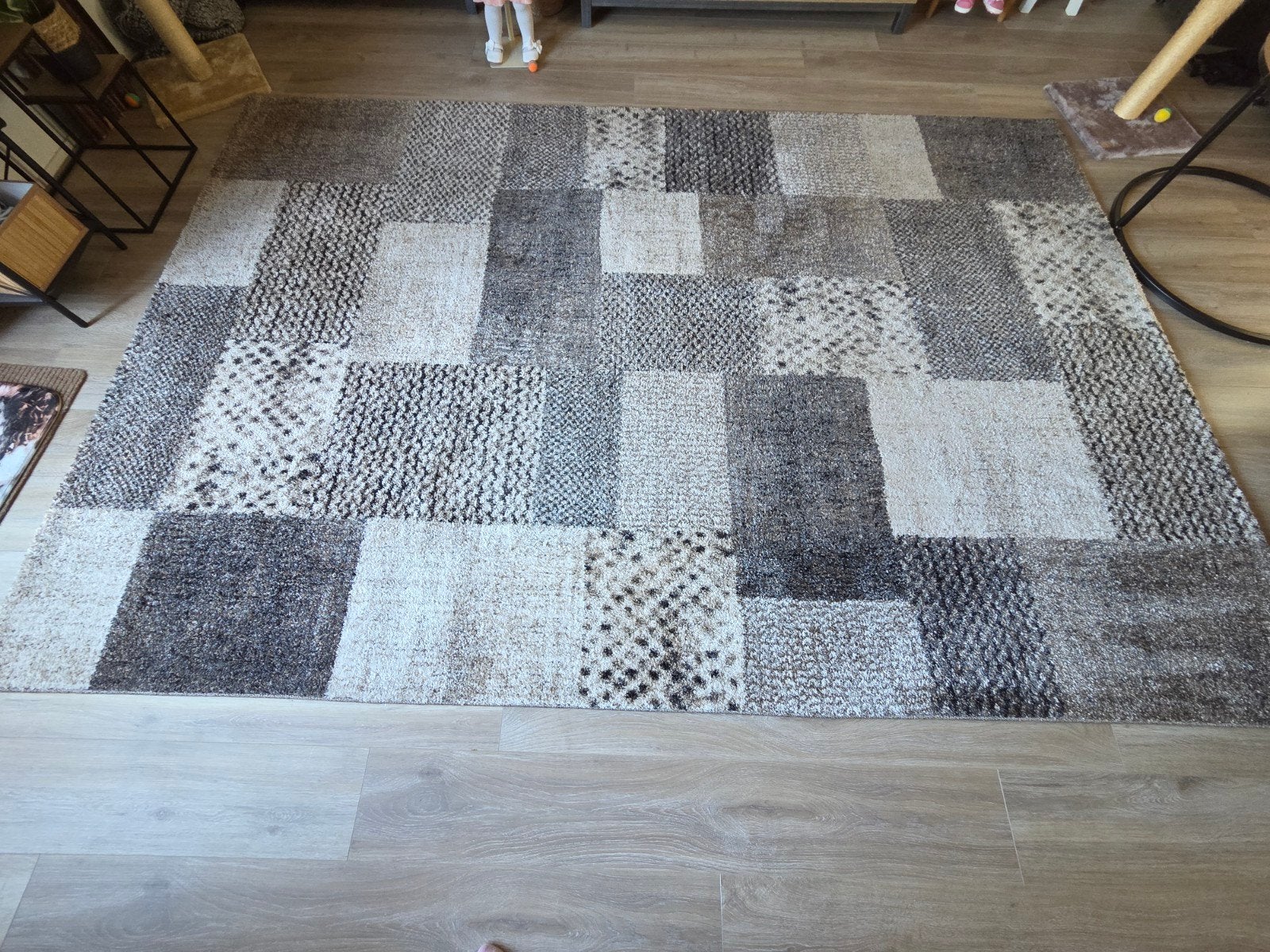 Vloerkleed Padroni Beige 200x290 cm - Zo goed als nieuw, Huis en Inrichting, Stoffering | Tapijten en Kleden, Ophalen, Gebruikt