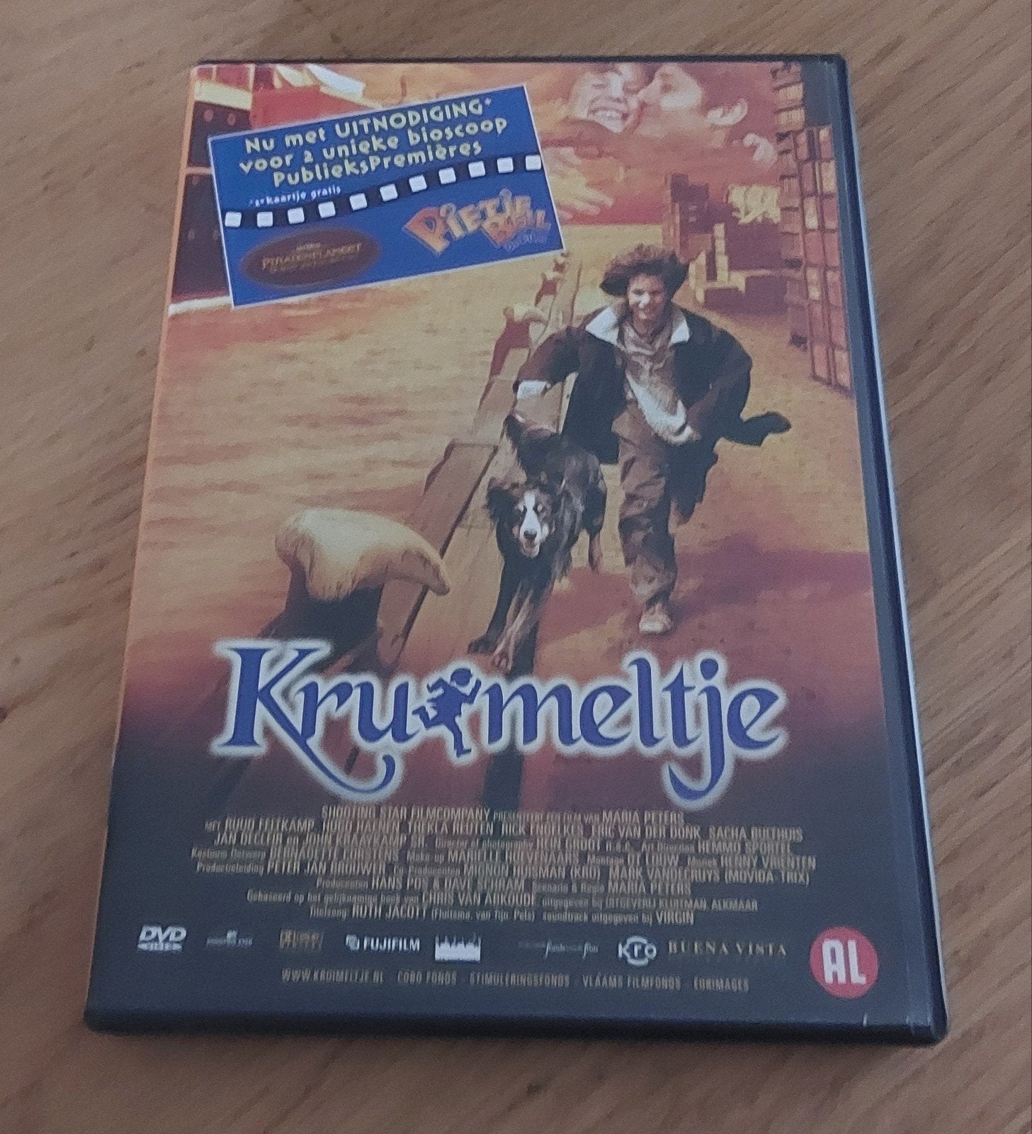 Kruimeltje DVD - Nederlandse Familiefilm, Cd's en Dvd's, Ophalen, Alle leeftijden, Zo goed als nieuw, Familie