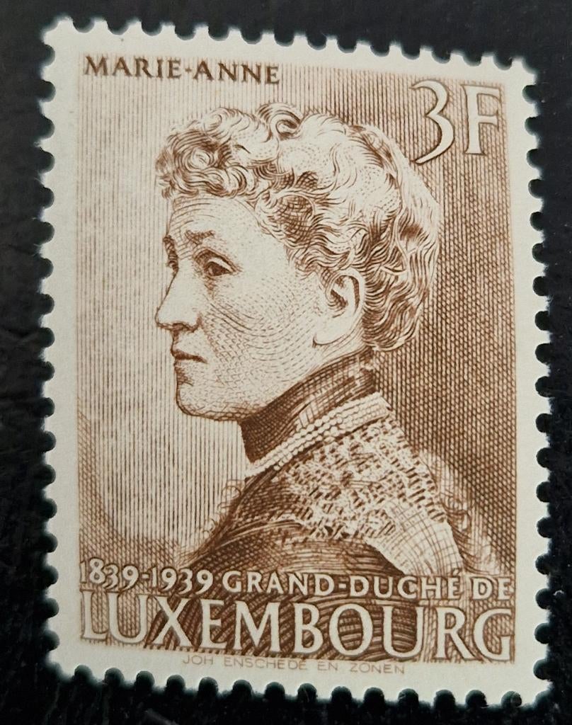 Luxemburg 1939 - Yvert 319 - Onafhankelijkheid Maria Anna, Ophalen of Verzenden, Luxemburg, Postfris