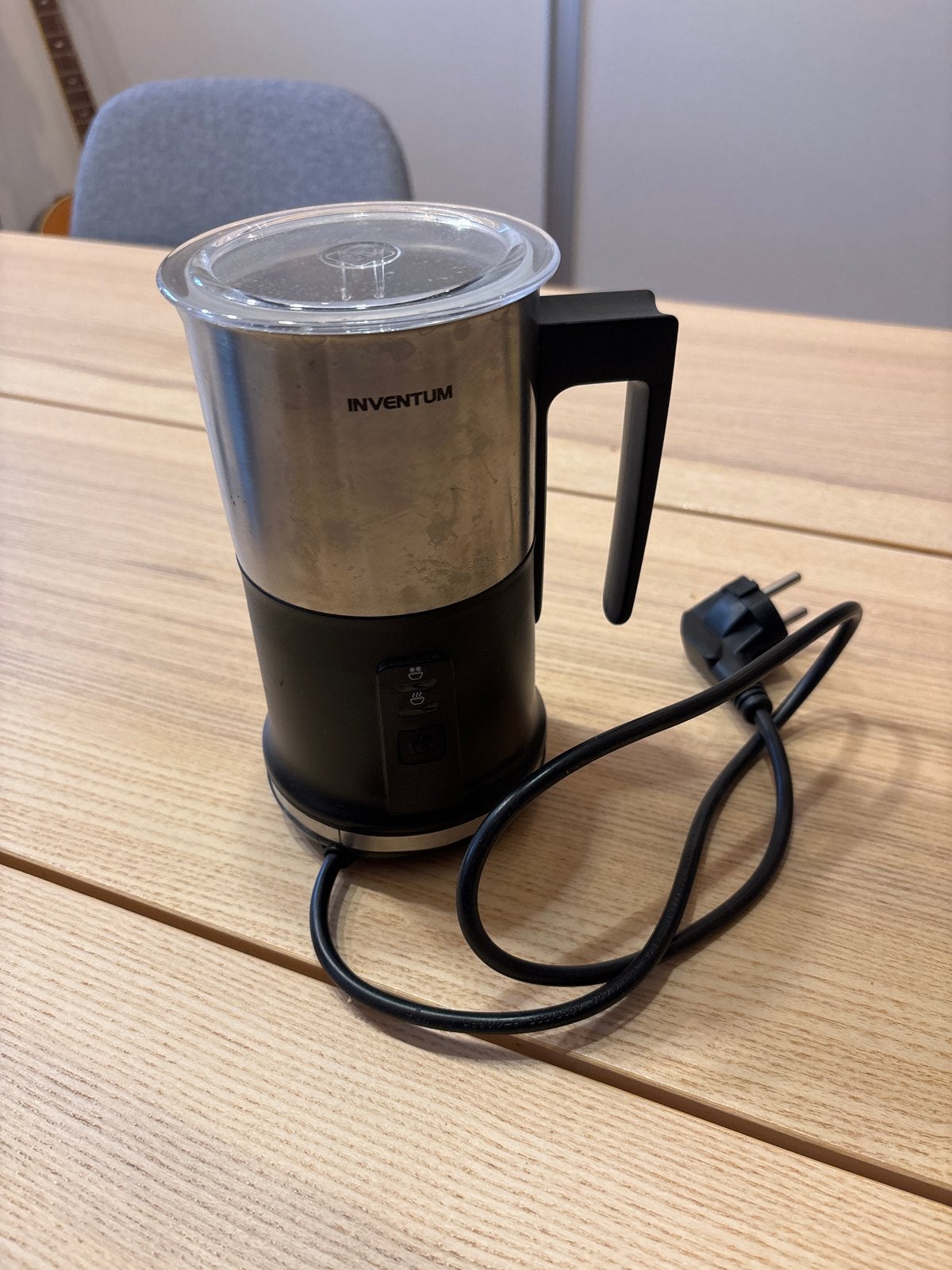 Inventum MK350Q/02 Melkopschuimer, Ophalen of Verzenden, Zo goed als nieuw, Elektrische melkopschuimer