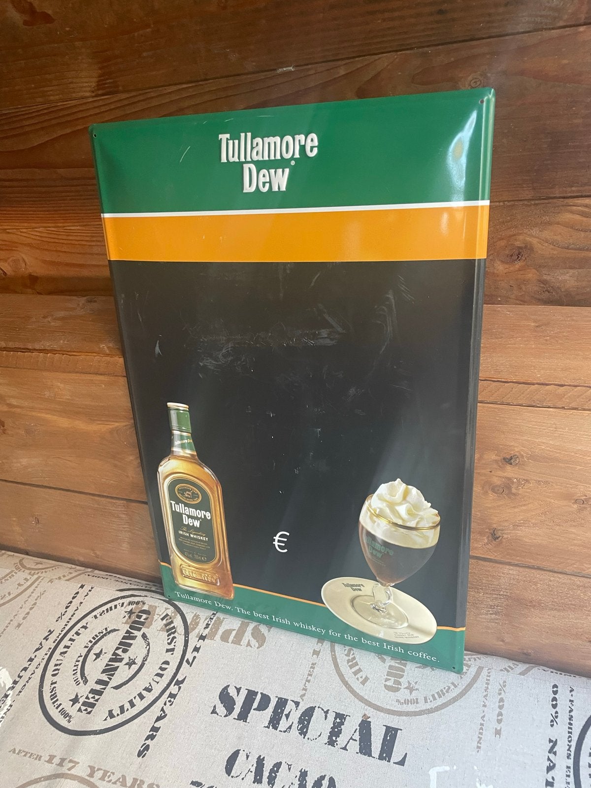 Tullamore Dew metalen reclamebord, Ophalen of Verzenden
