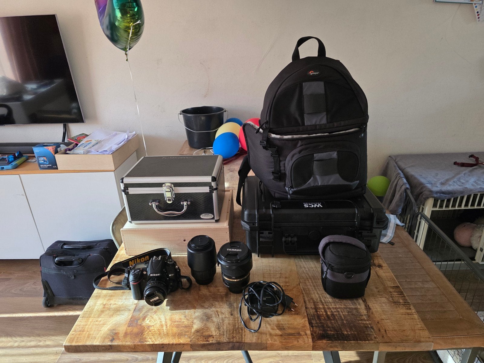 Nikon D7000 complete set met lenzen, flitsers en accessoires, Ophalen of Verzenden, Gebruikt