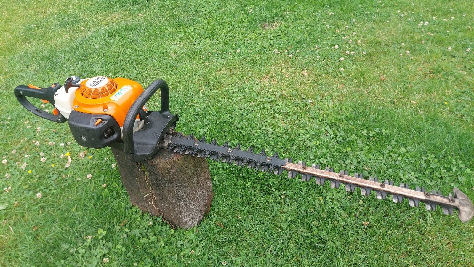 Stihl HS 81 R Heggenschaar - Krachtig en Betrouwbaar, Ophalen of Verzenden, Gebruikt, Benzine, Stihl