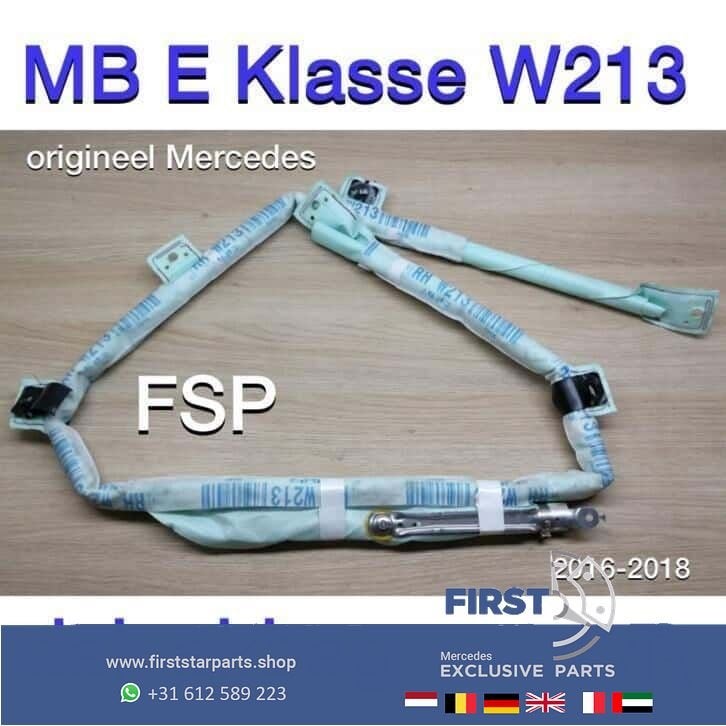 W213 dakairbag links / rechts Mercedes E Klasse 2016-2018 LR, Auto-onderdelen, Dashboard en Schakelaars, Mercedes-Benz, Gebruikt
