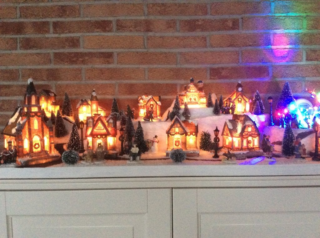 kerstdorp, Ophalen, Gebruikt