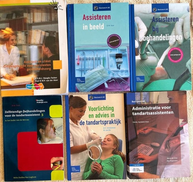 Tandartsassistent boekenpakket (6 boeken), Boeken, Ophalen, Zo goed als nieuw, MBO