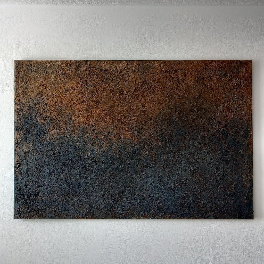 PANEEL IN BRUINTINTEN 100X150 CM, Ophalen