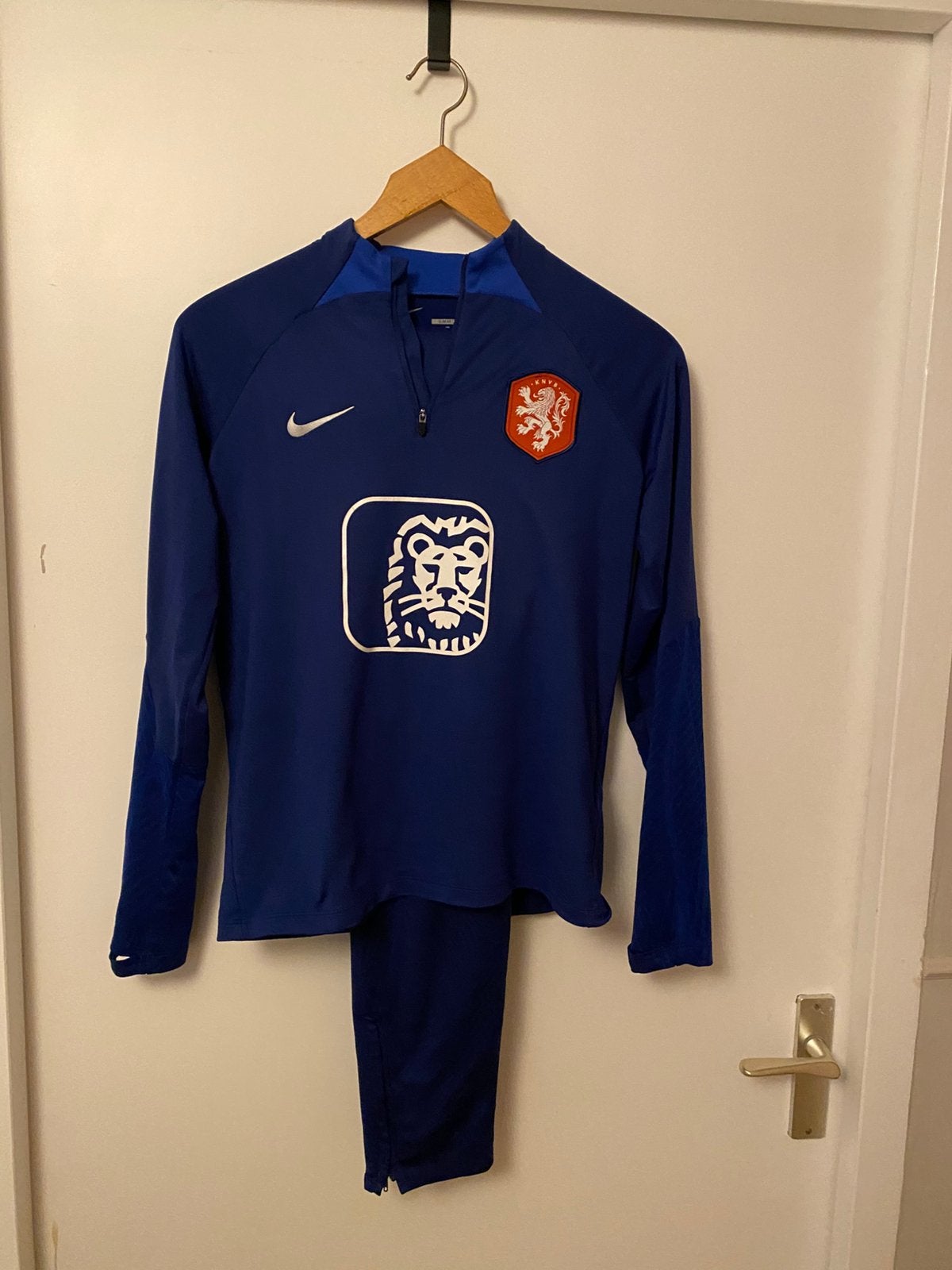 Nike trainingspak Nederlands elftal maat 158/170, Maat XS of kleiner, Ophalen of Verzenden, Zo goed als nieuw, Trainingspak