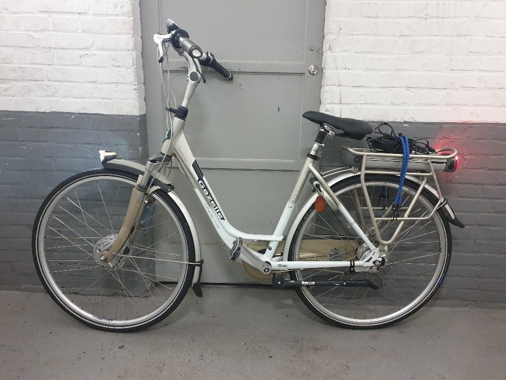 Gazelle Elektrische fiets 28 inch 7 versnelling, Minder dan 30 km per accu, Gebruikt, Ophalen of Verzenden, 51 tot 55 cm