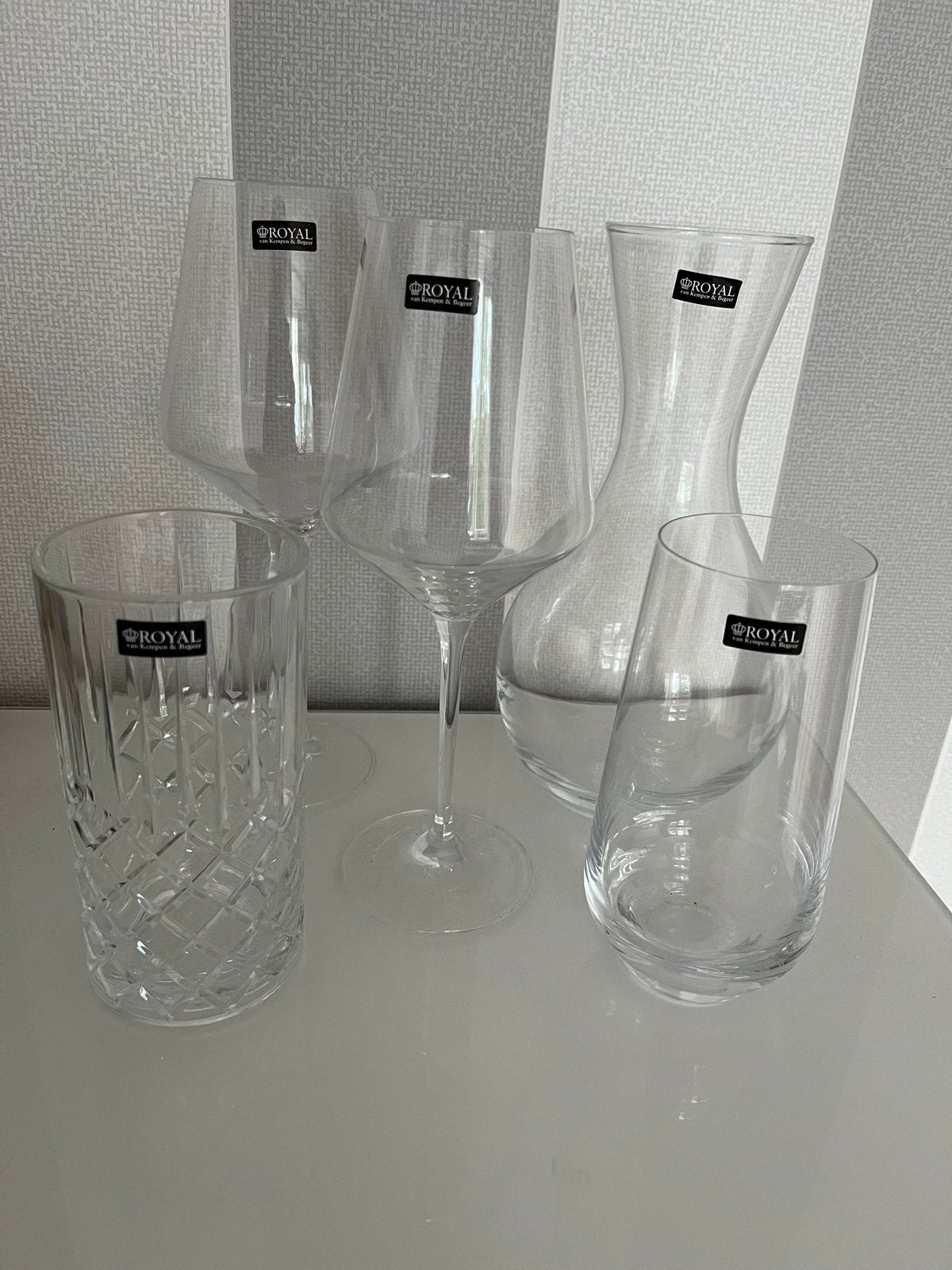 Royal van Kempen & Begeer Glaswerk Set, Antiek en Kunst, Ophalen