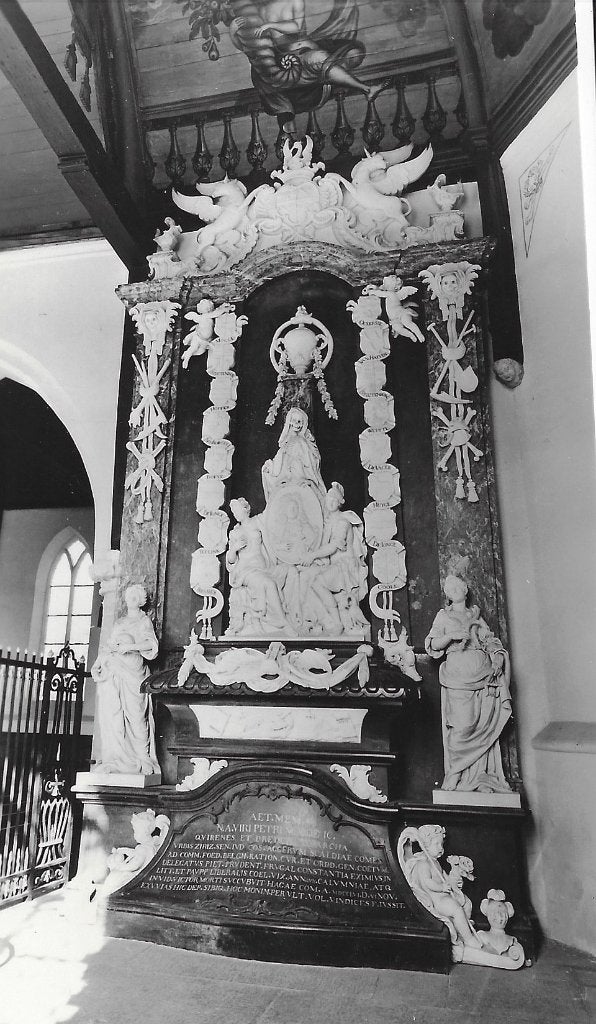 Dreischor  Grafmonument  N.H. Kerk, Ophalen of Verzenden, Voor 1920, Ongelopen, Noord-Brabant