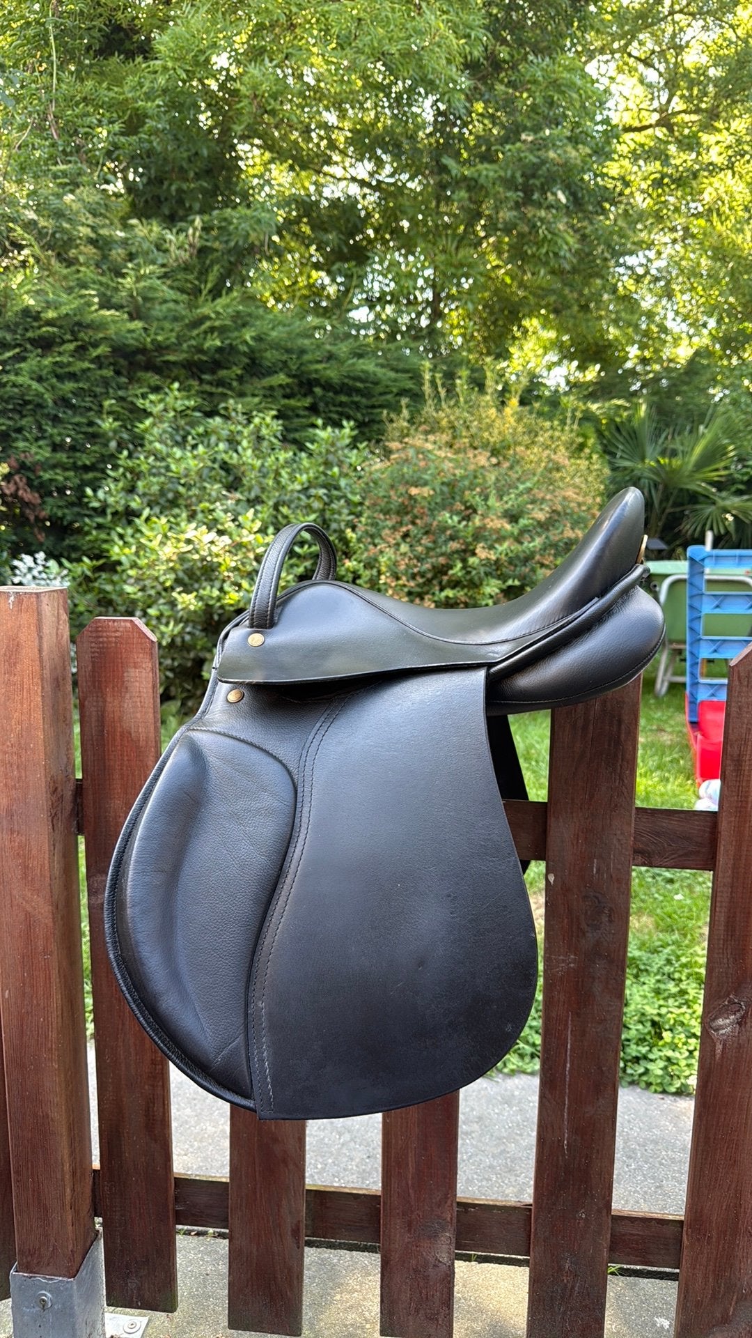 Pony zadeltje 15 inch, Dieren en Toebehoren, Ophalen, Zo goed als nieuw