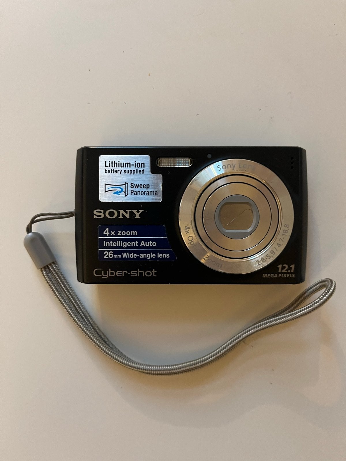 Sony Cybershot DSC-W510 compactcamera met accu, Ingebouwde flitser, Gebruikt, Ophalen of Verzenden, Compactcamera