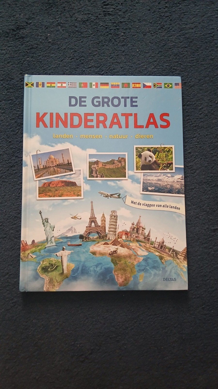 DE GROTE KINDERATLAS - Ontdek de wereld met deze kinderatlas, Ophalen, Non-fictie, Zo goed als nieuw, DELTAS
