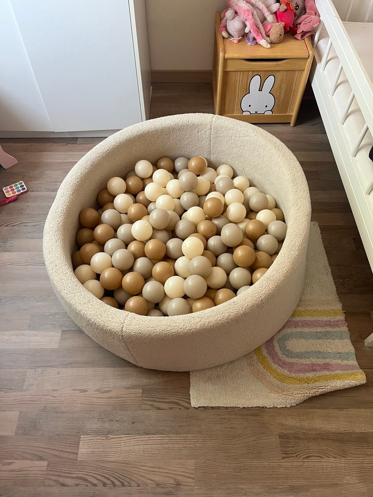 Nicotoy Teddy Ballenbak met 100 Ballen, Kinderen en Baby's, Ophalen, Zo goed als nieuw, Overige typen