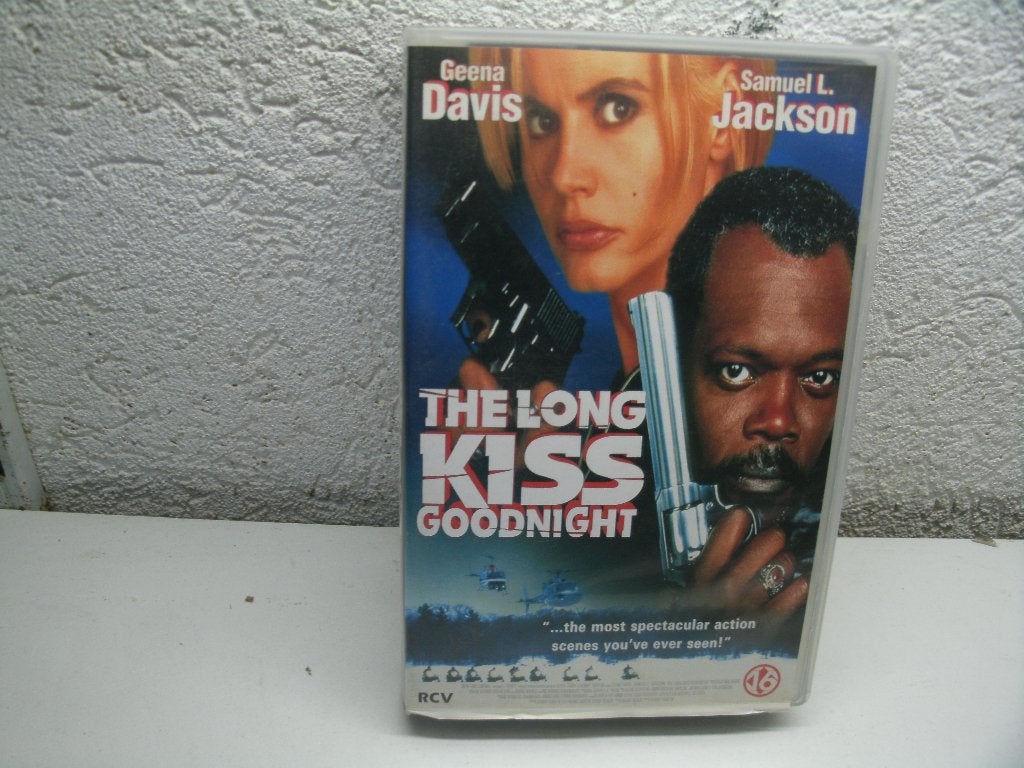 vhs 97b the long kiss goodnight, Vanaf 16 jaar, Ophalen of Verzenden, Zo goed als nieuw, Actie en Avontuur