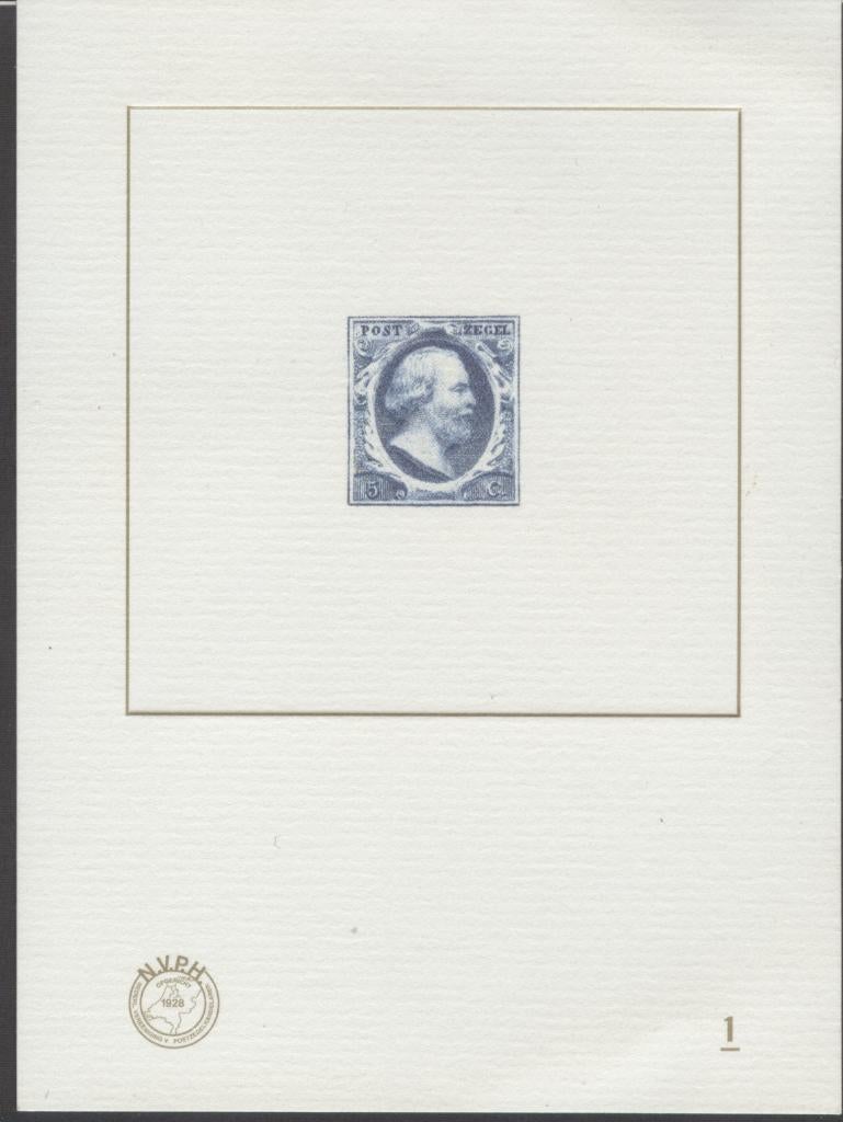 Blauwdruk 1, Postzegels en Munten, Ophalen of Verzenden, Na 1940, Postfris