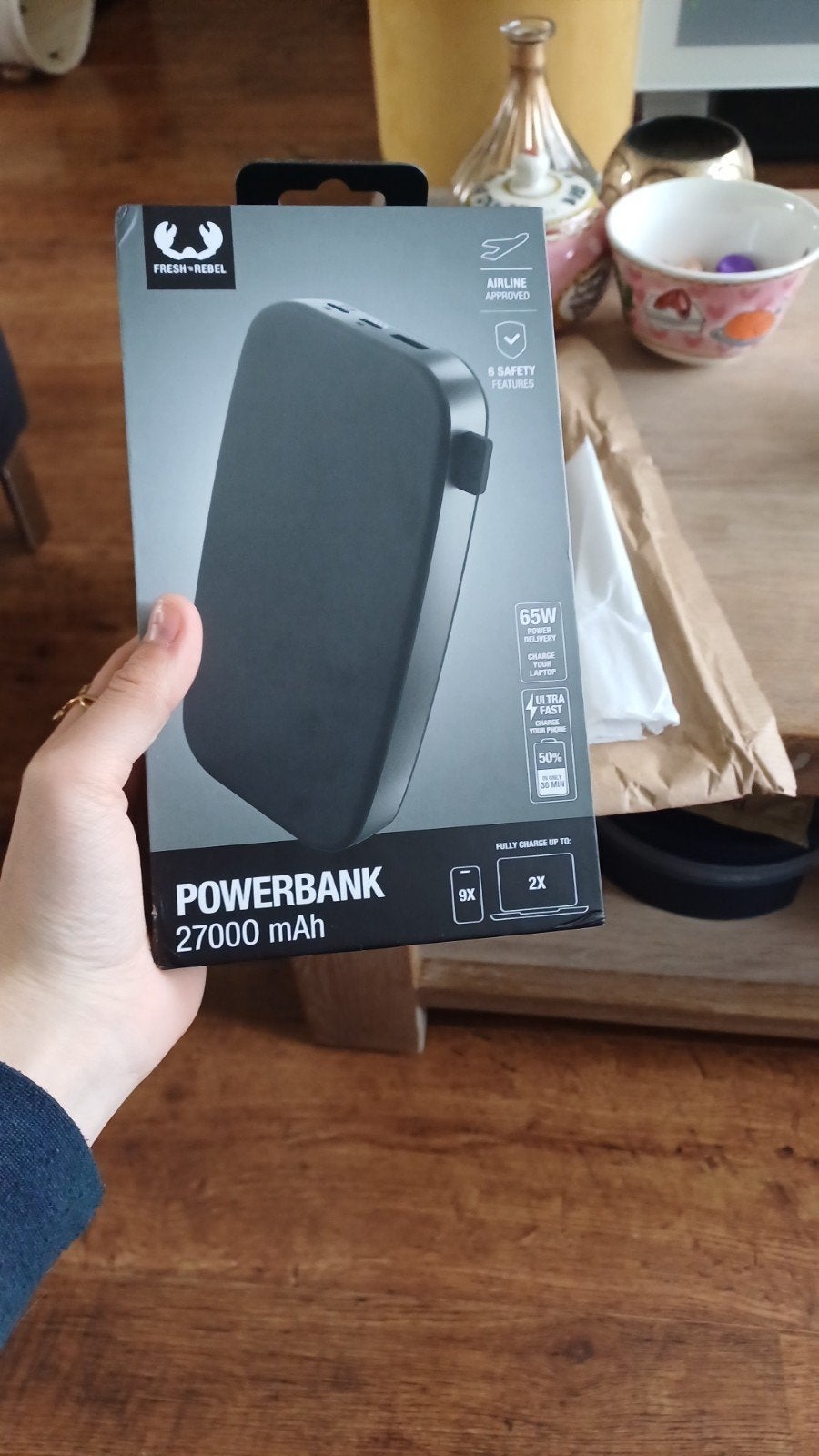 Nieuwe Fresh 'n Rebel Powerbank 27000 mAh - Ongebruikt, Ophalen of Verzenden, Nieuw, Fresh n Rebel