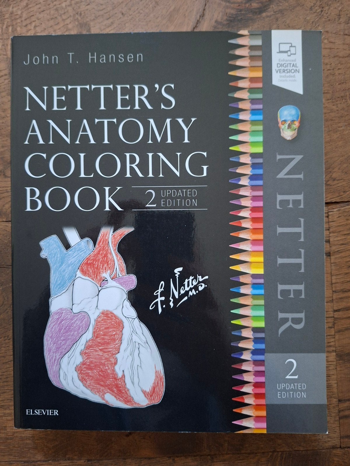 Netter's Anatomy Coloring Book - 2nd Updated Edition, Ophalen of Verzenden, Zo goed als nieuw, John T. Hansen, Natuurwetenschap