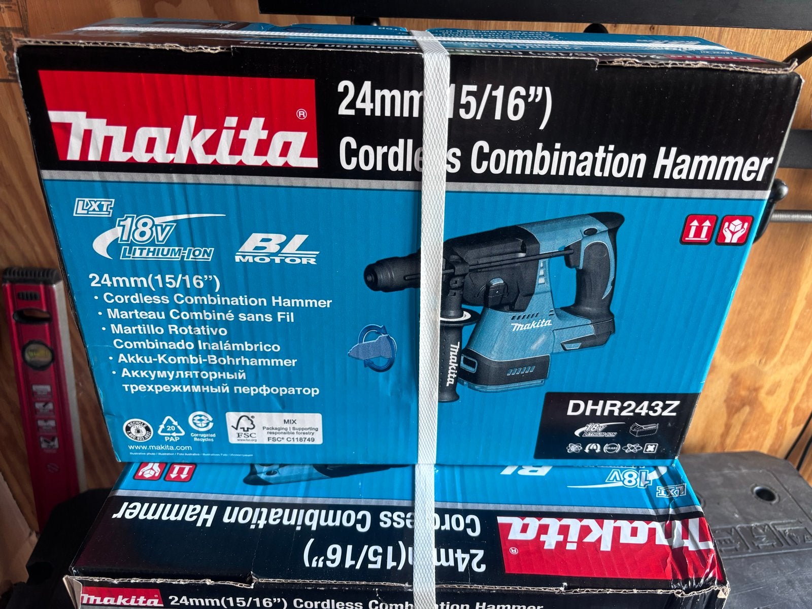 Makita DHR243Z 18V Accu Combi Hamer Boorhamer, Ophalen of Verzenden, Nieuw, Boor- en/of Breekhamer, Klopboormechanisme