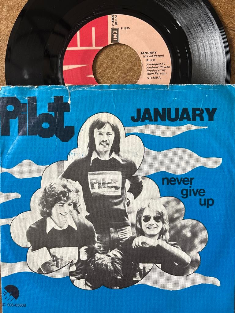 Pilot - January (Single), Fotohoes, Ophalen of Verzenden, Gebruikt, Pop
