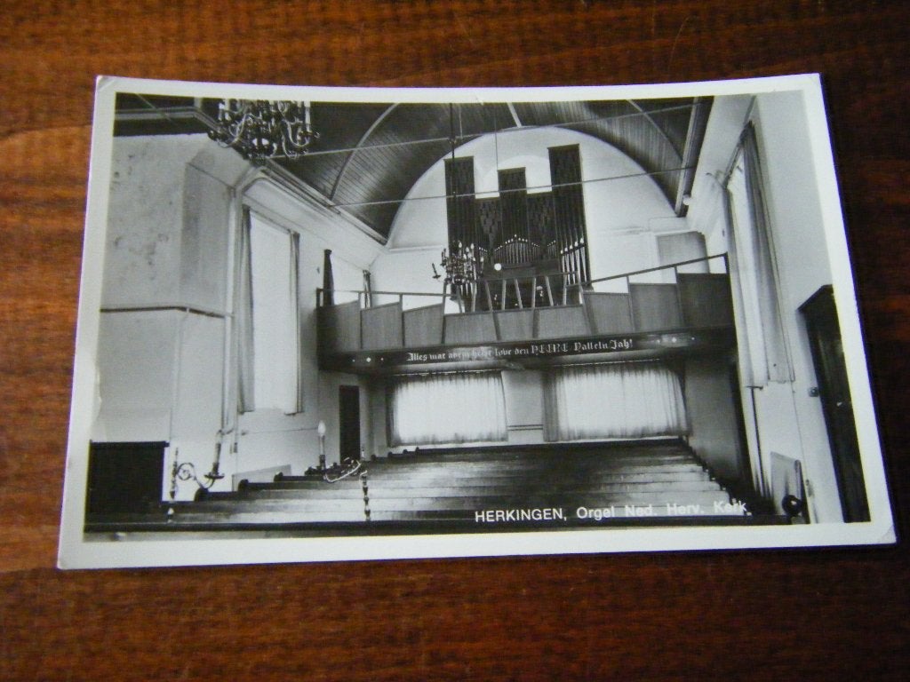 X38 - Herkingen - NH Kerk - Mooi/Oud, Verzamelen, Ophalen of Verzenden, 1960 tot 1980