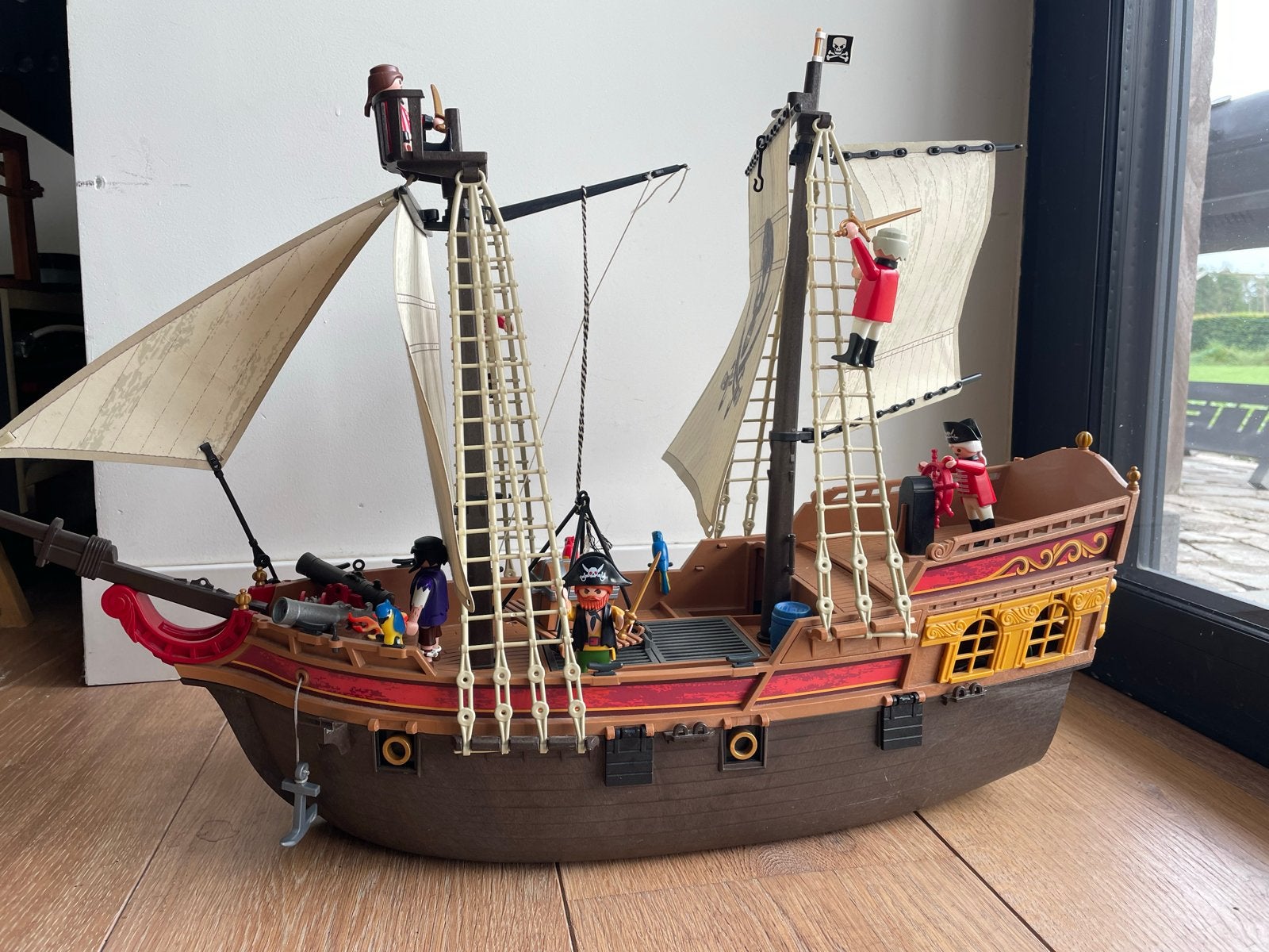 Playmobil piratenschip, Pirates, Complete set, Ophalen of Verzenden, Zo goed als nieuw