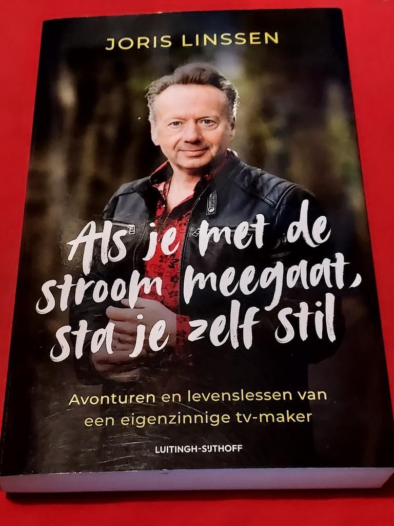 GESIGNEERD Als je met de stroom meegaat, ... Joris Linssen., Ophalen of Verzenden, Gelezen